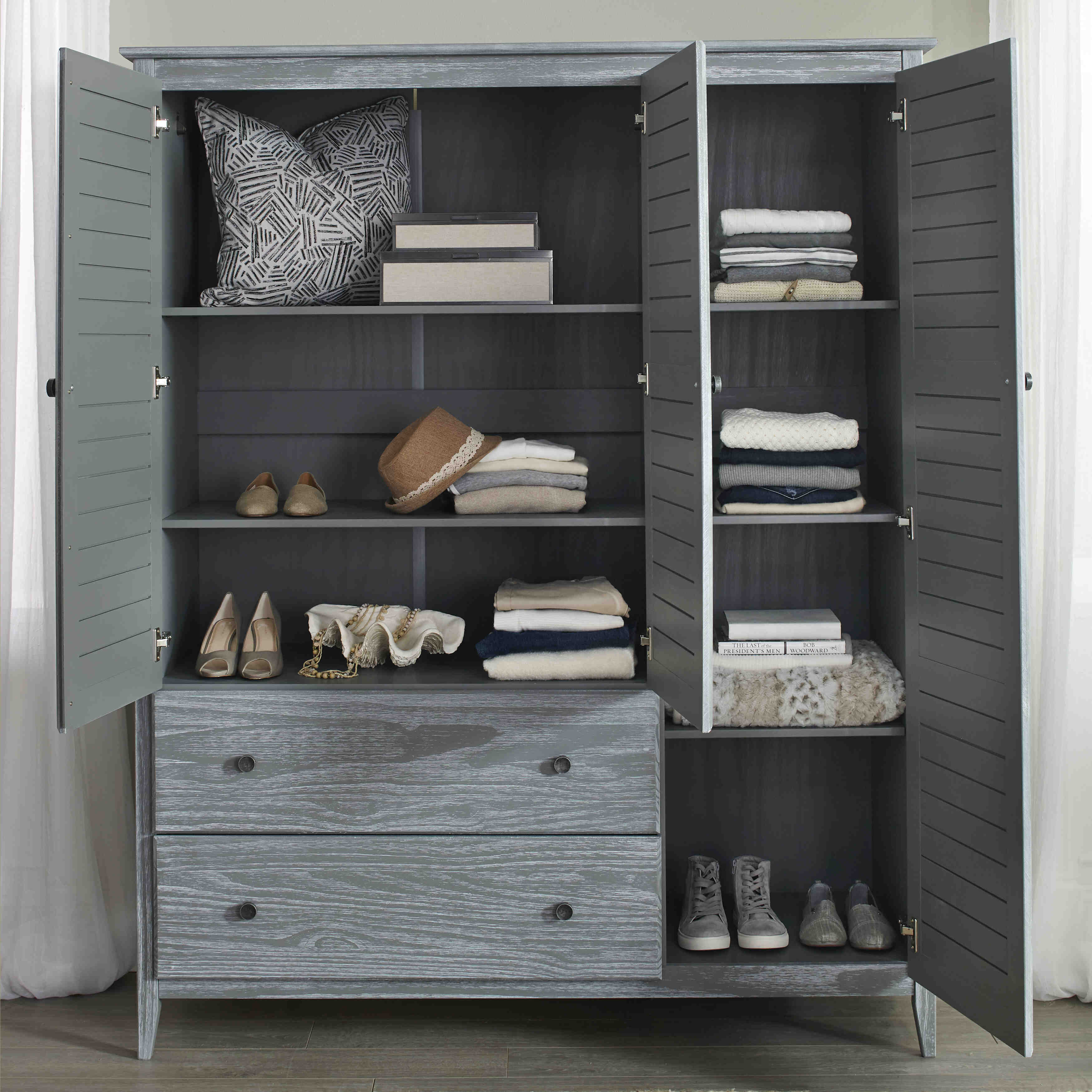 Greenport 3-Door Wardrobe