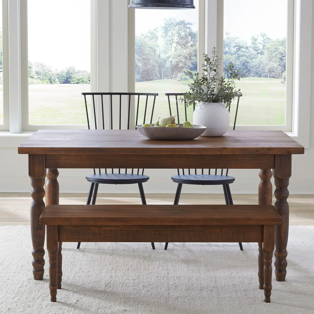 Valerie Table & Bench Dining Set (3-Piece)
