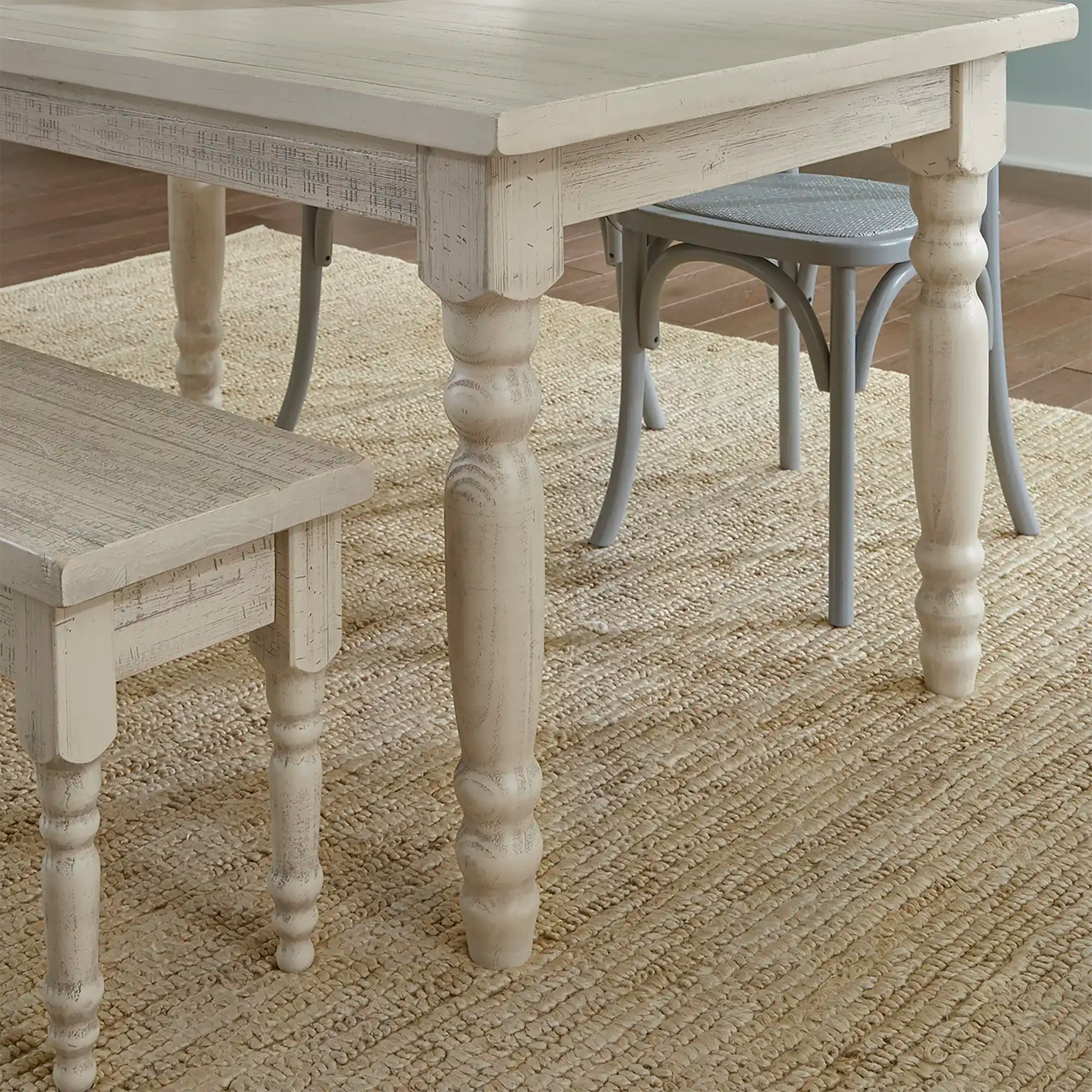 Valerie Table & Bench Dining Set (3-Piece)