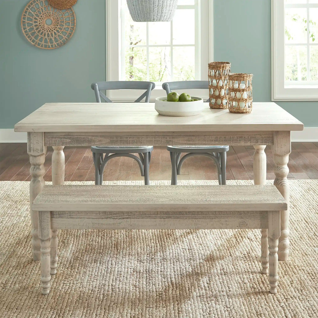 Valerie Table & Bench Dining Set (3-Piece)