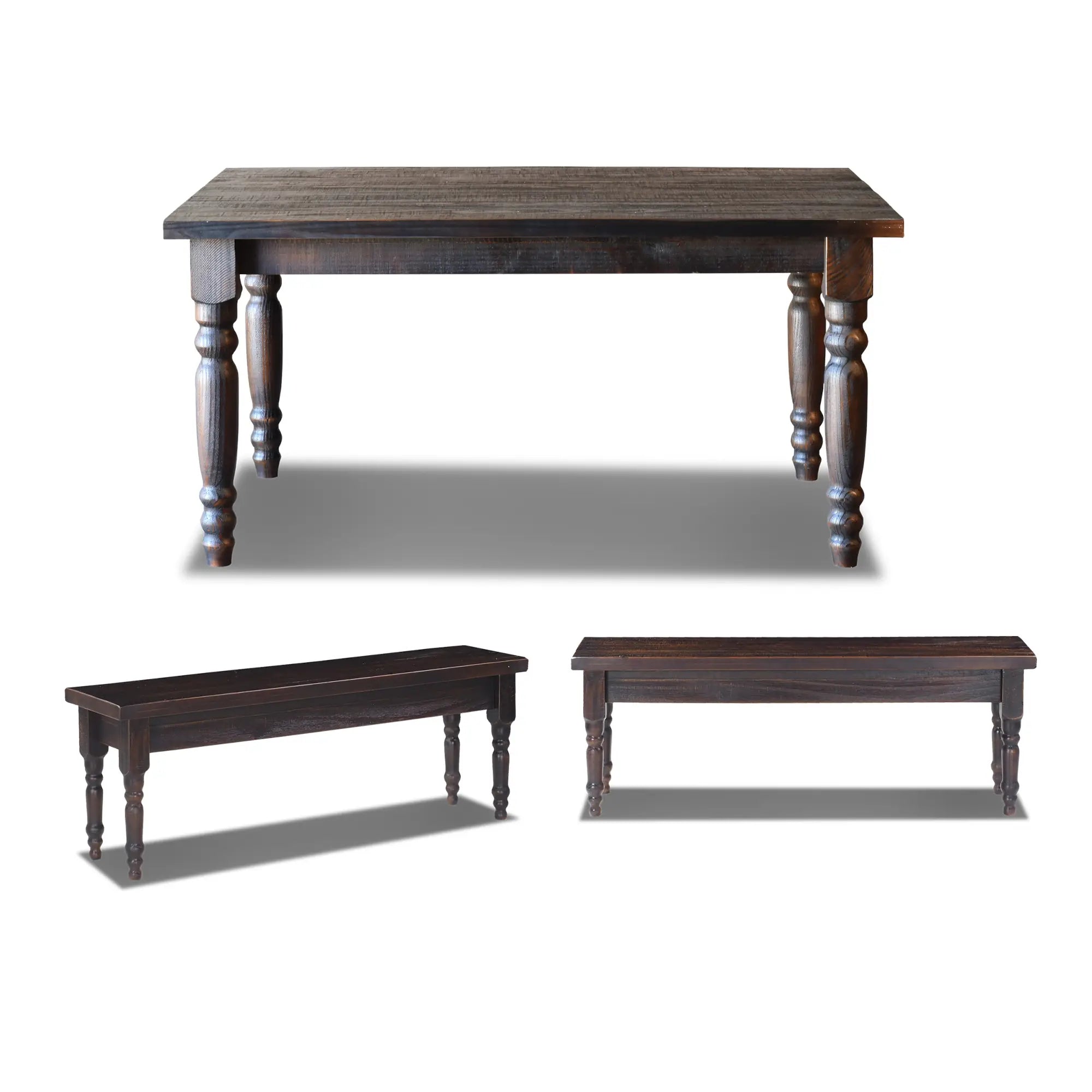 Valerie Table & Bench Dining Set (3-Piece)