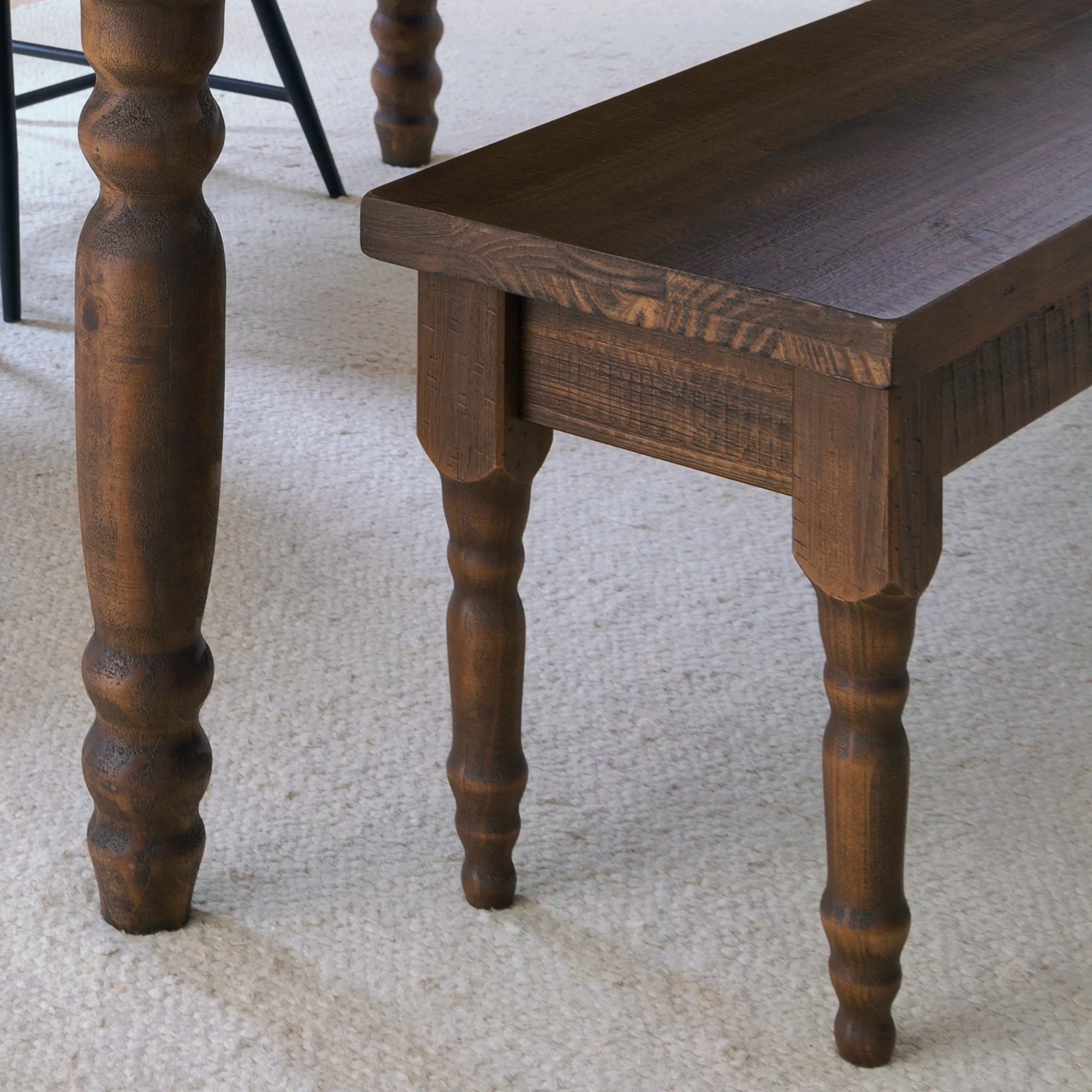 Valerie Solid Wood Bench