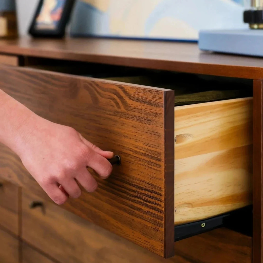 Mid Century Cane Bedroom Set (5-Piece)