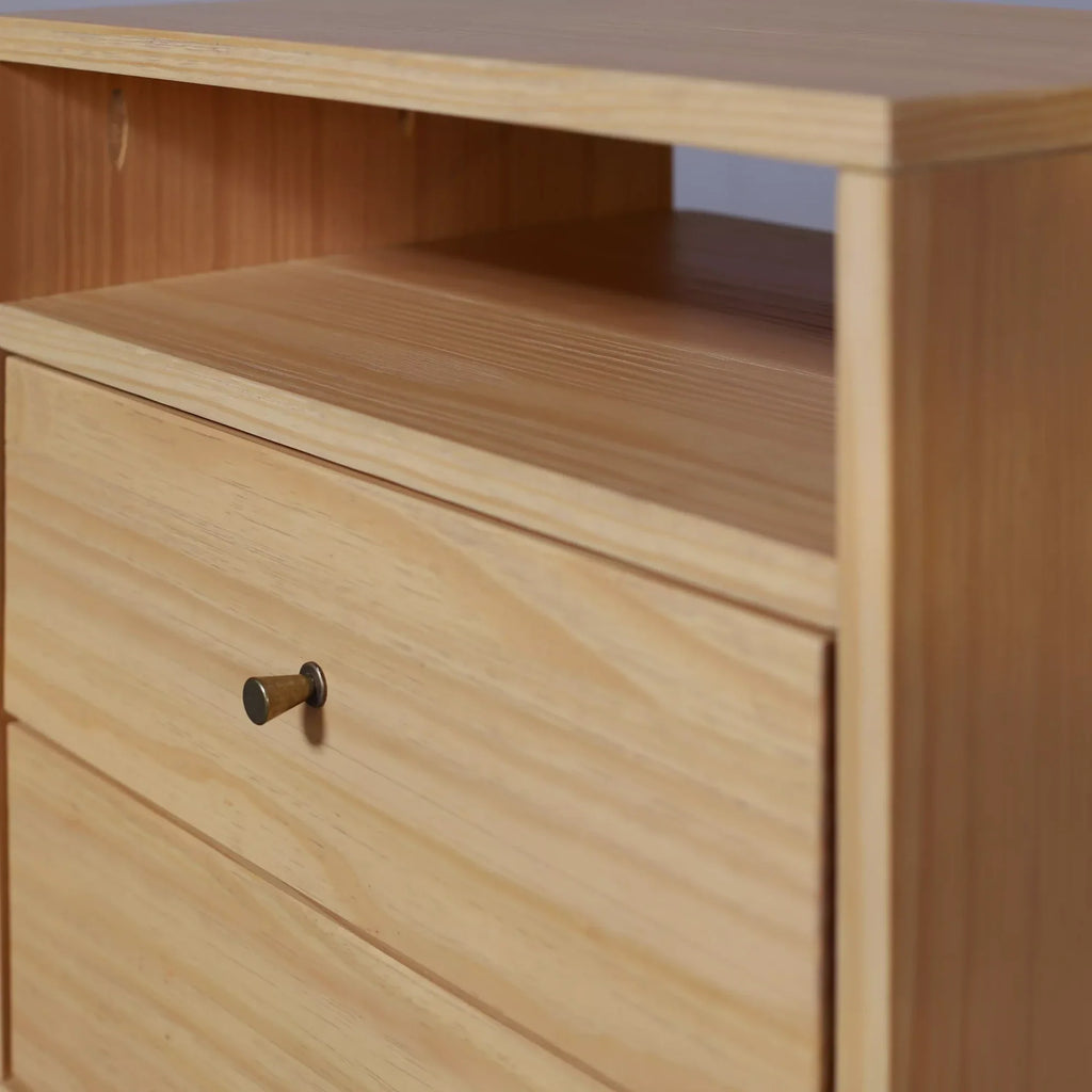 Mid Century Two-Drawer Nightstand