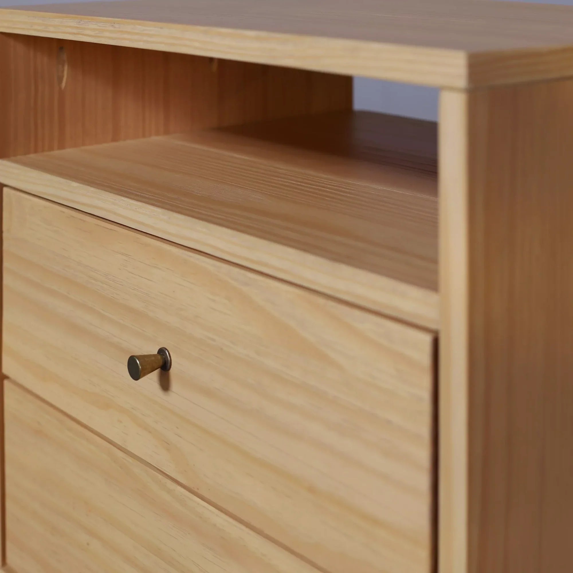 Mid Century Two-Drawer Nightstand