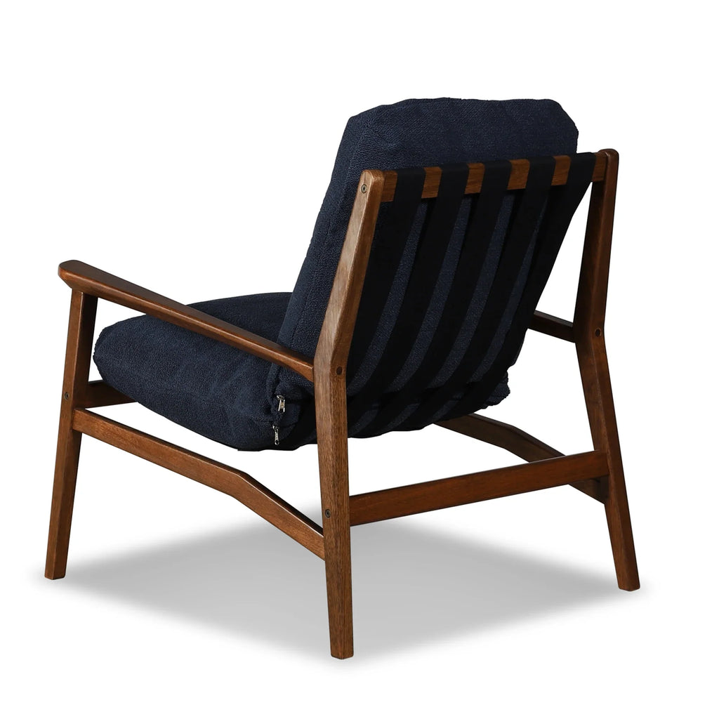 Mid Century Lounge Chair + Ottoman