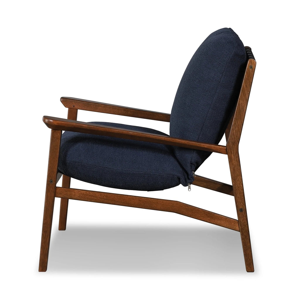 Mid Century Lounge Chair + Ottoman