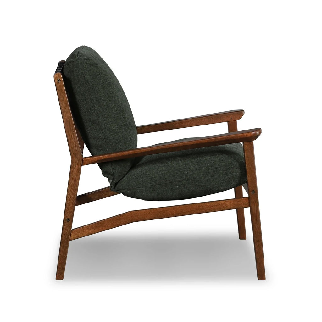 Mid Century Lounge Chair + Ottoman