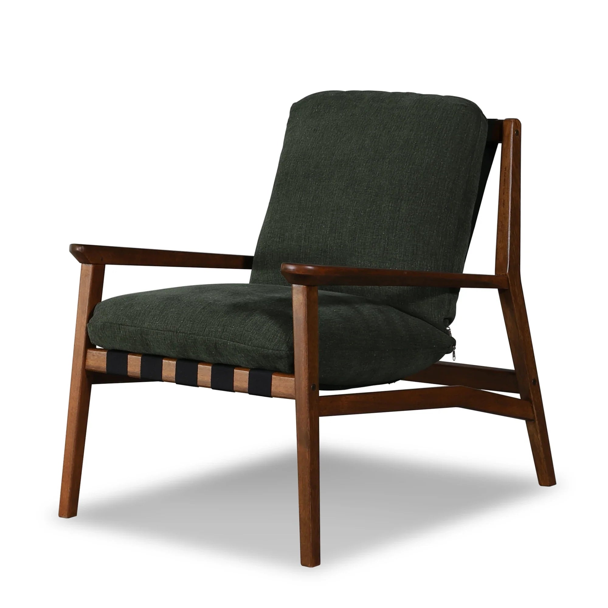 Mid Century Lounge Chair + Ottoman