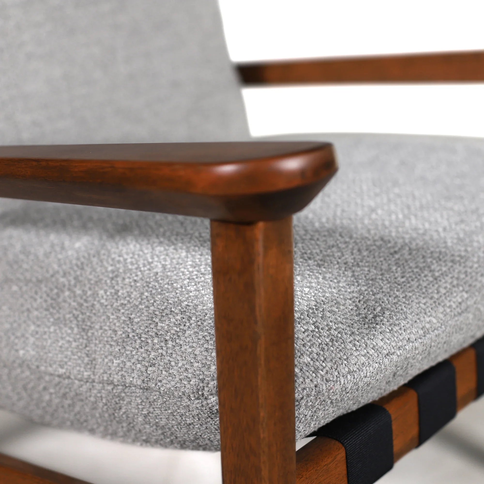 Mid Century Lounge Chair + Ottoman