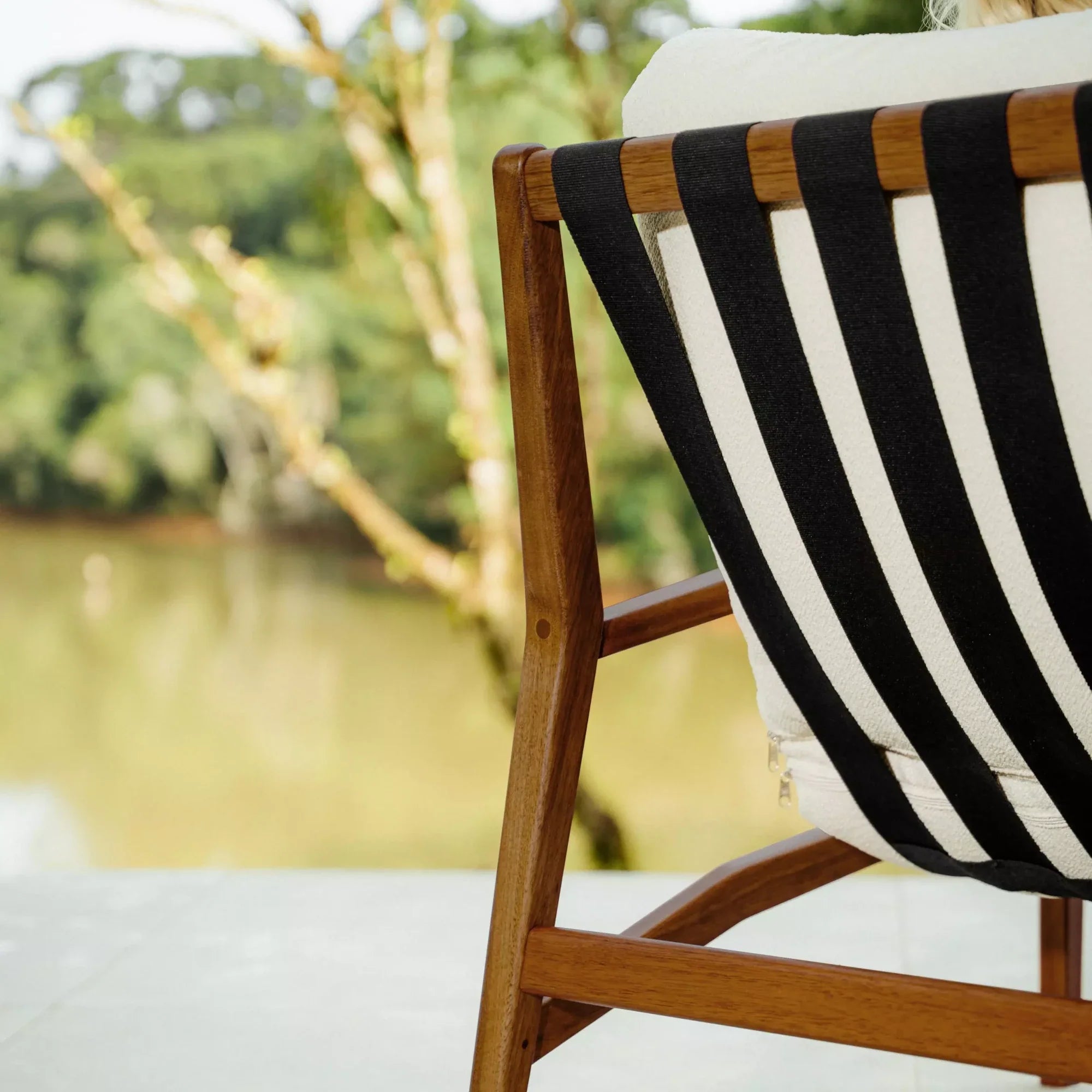 Mid Century Lounge Chair + Ottoman