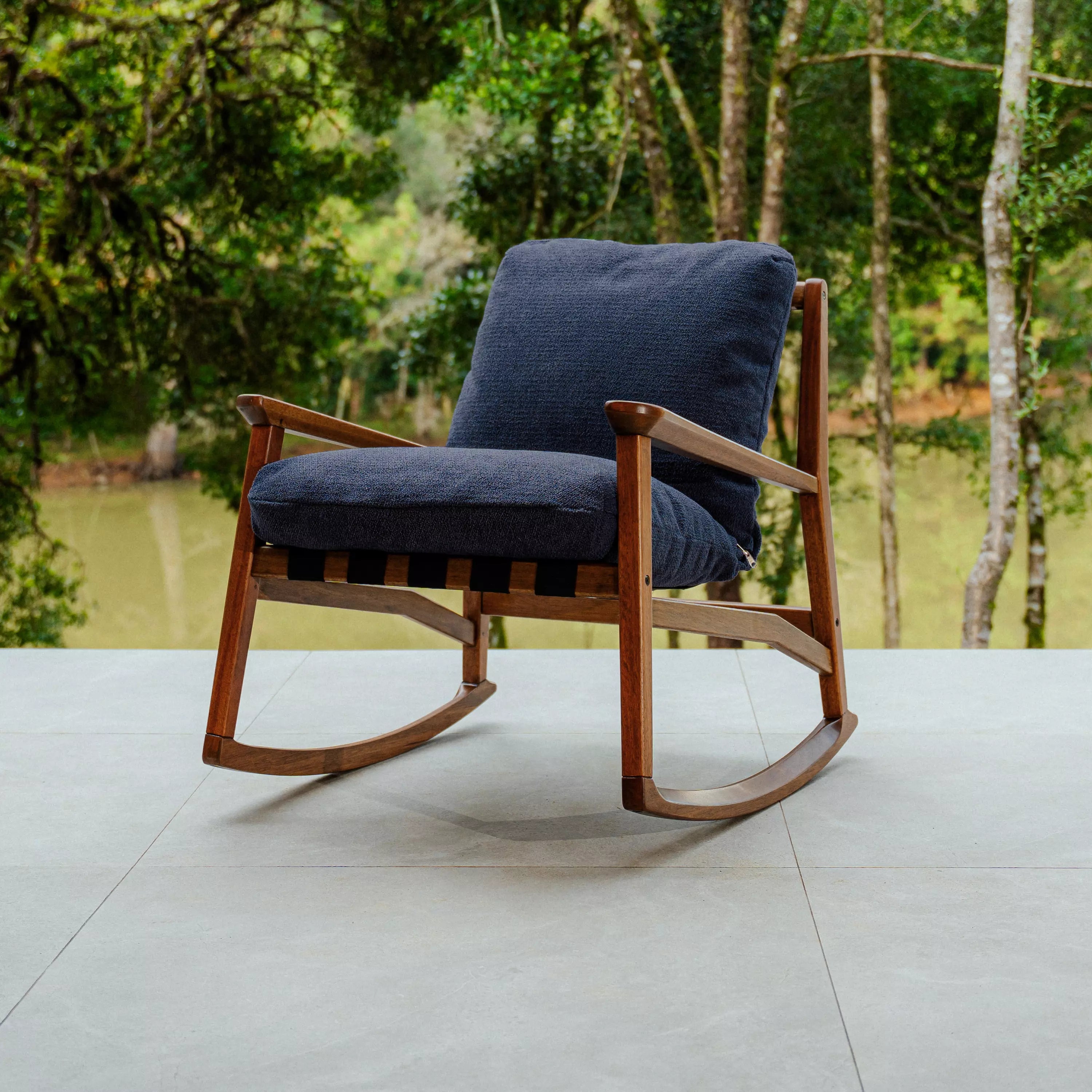 Mid Century Rocking Chair