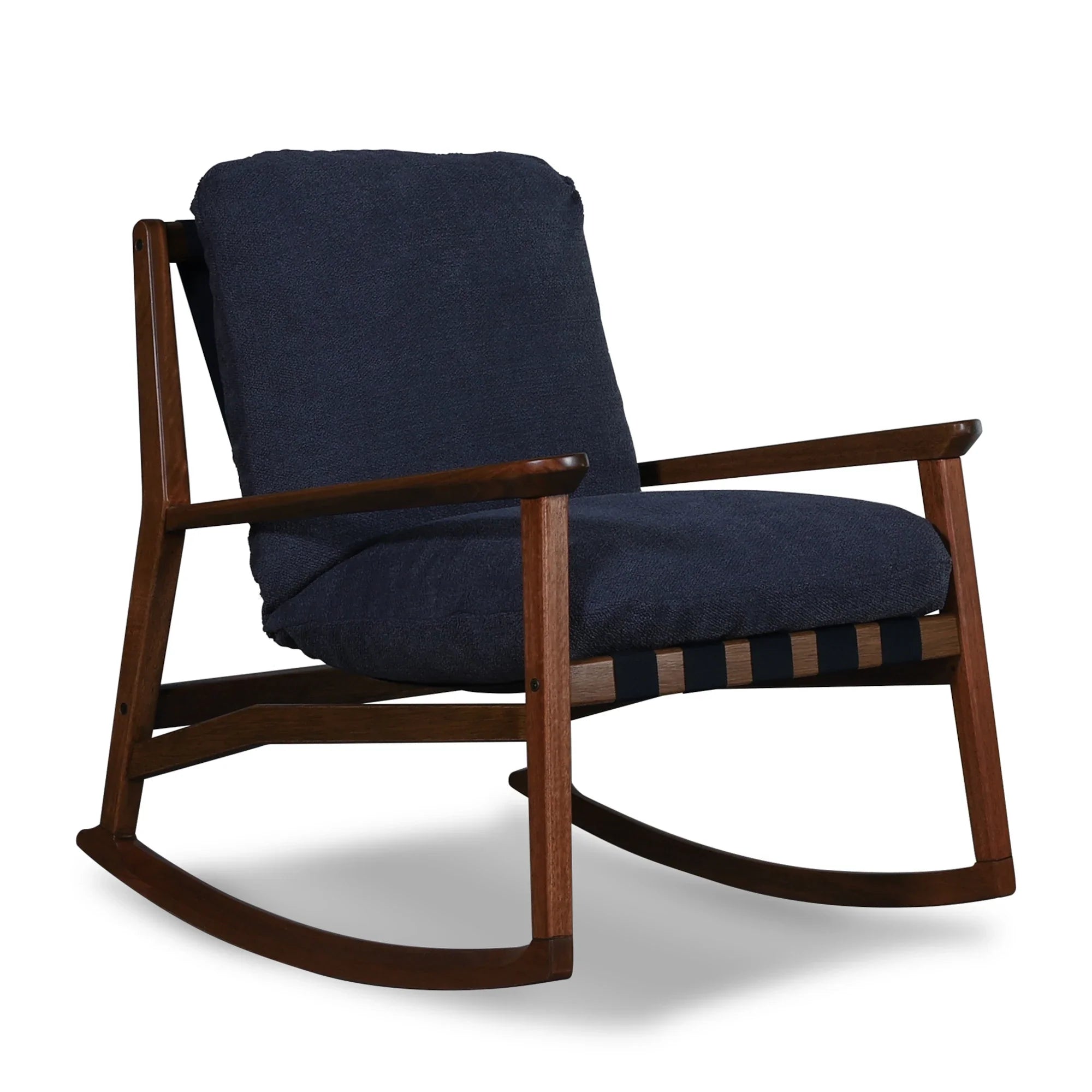 Mid Century Rocking Chair + Ottoman