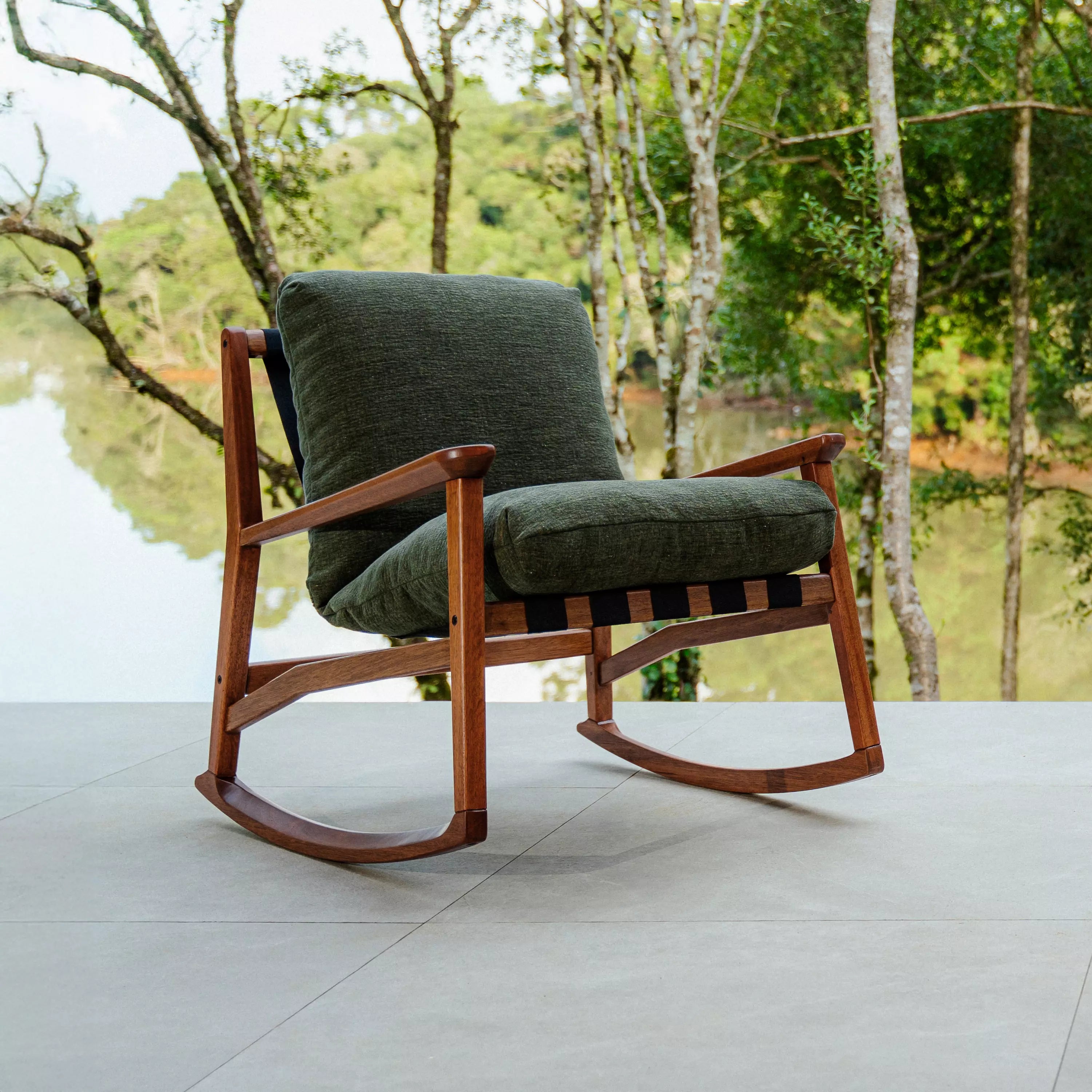 Mid Century Rocking Chair