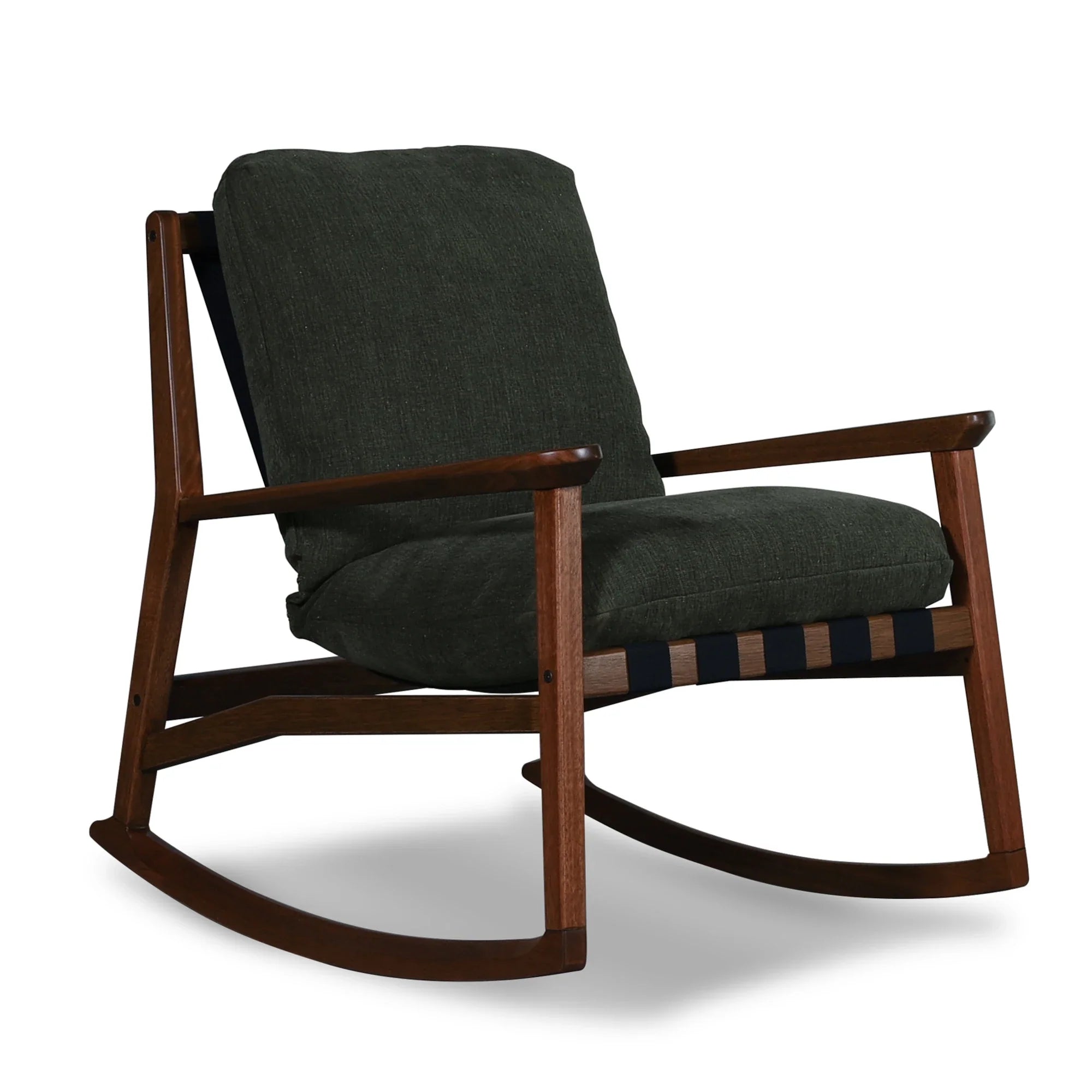 Mid Century Rocking Chair + Ottoman