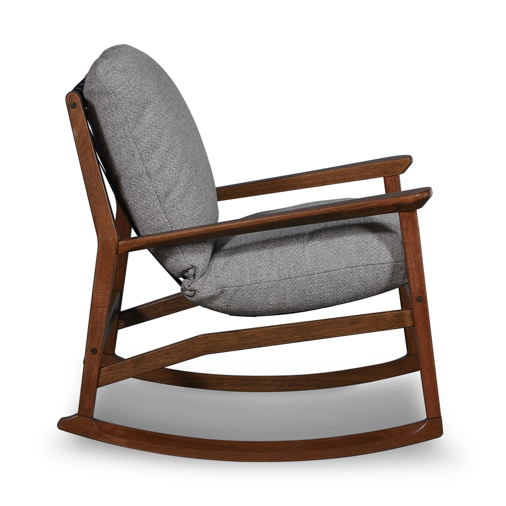 Mid Century Rocking Chair + Ottoman