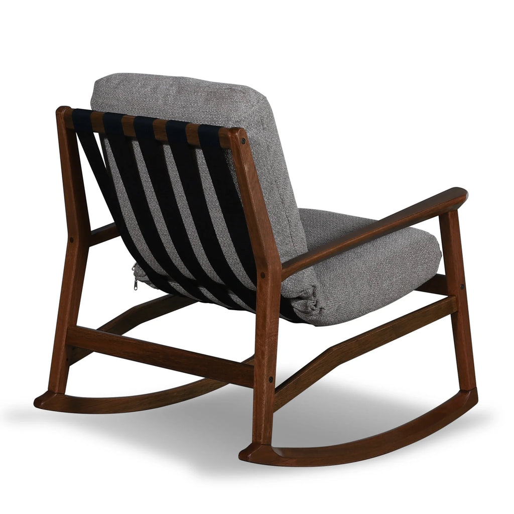 Mid Century Rocking Chair + Ottoman