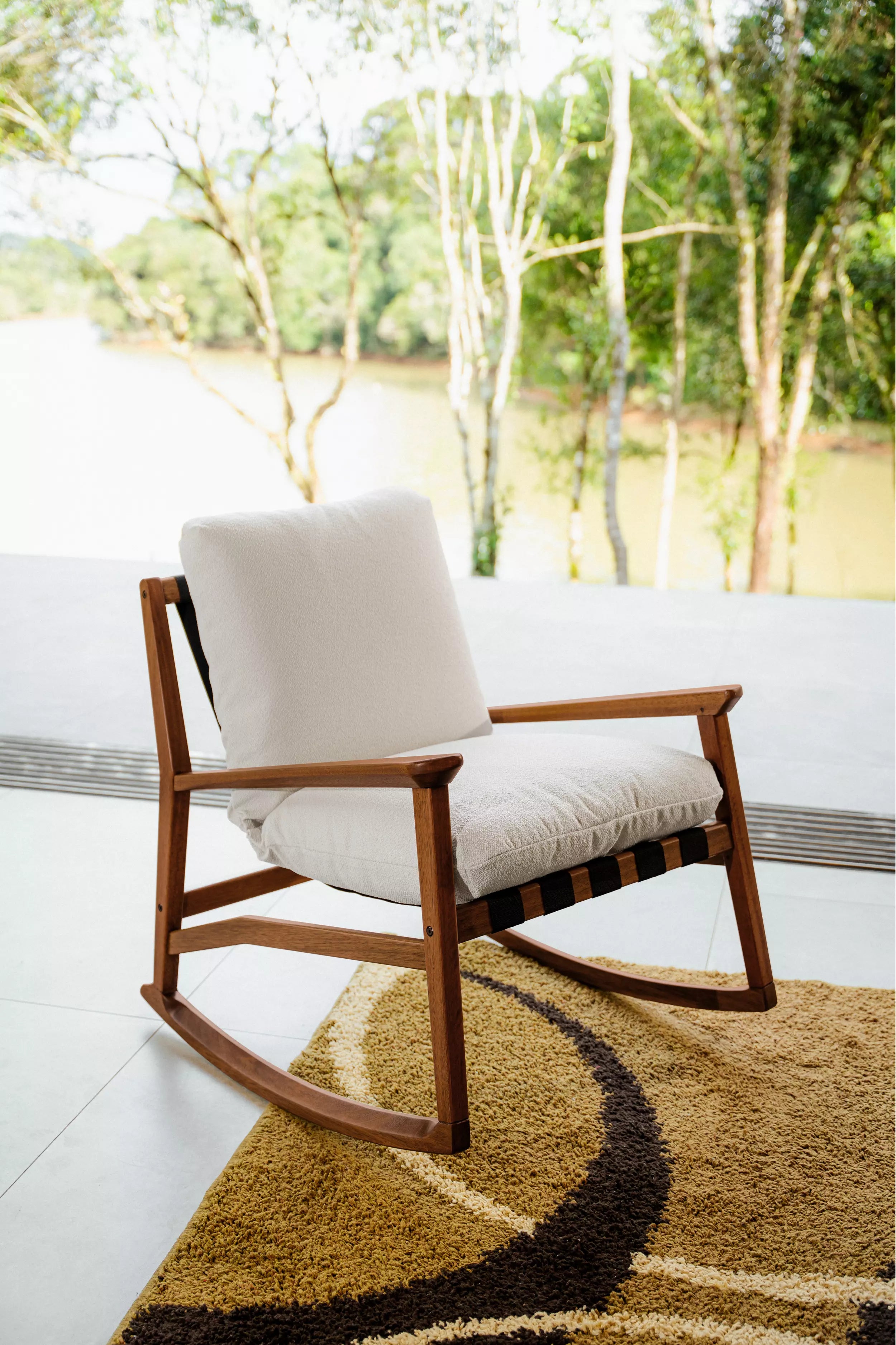 Mid Century Rocking Chair