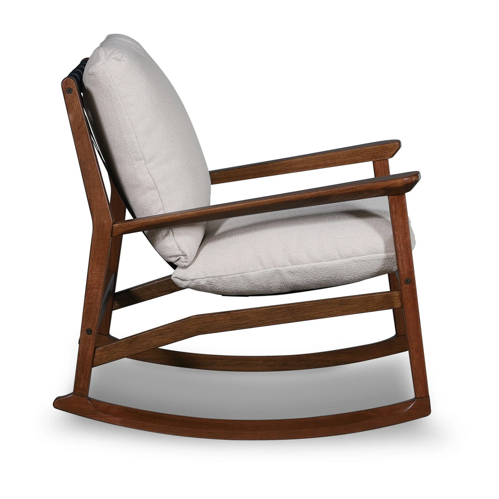 Mid Century Rocking Chair + Ottoman