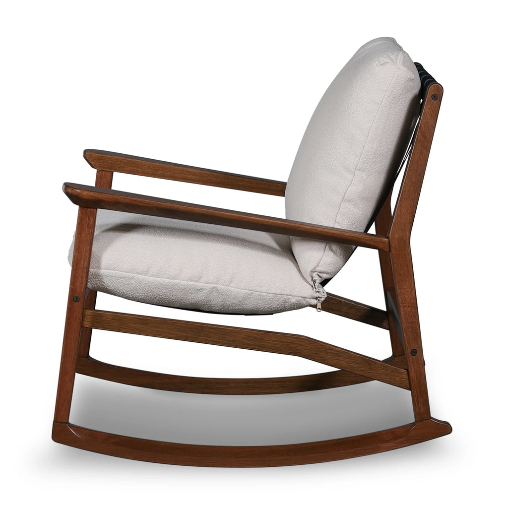 Mid Century Rocking Chair + Ottoman