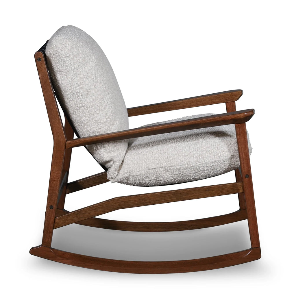 Mid Century Rocking Chair + Ottoman