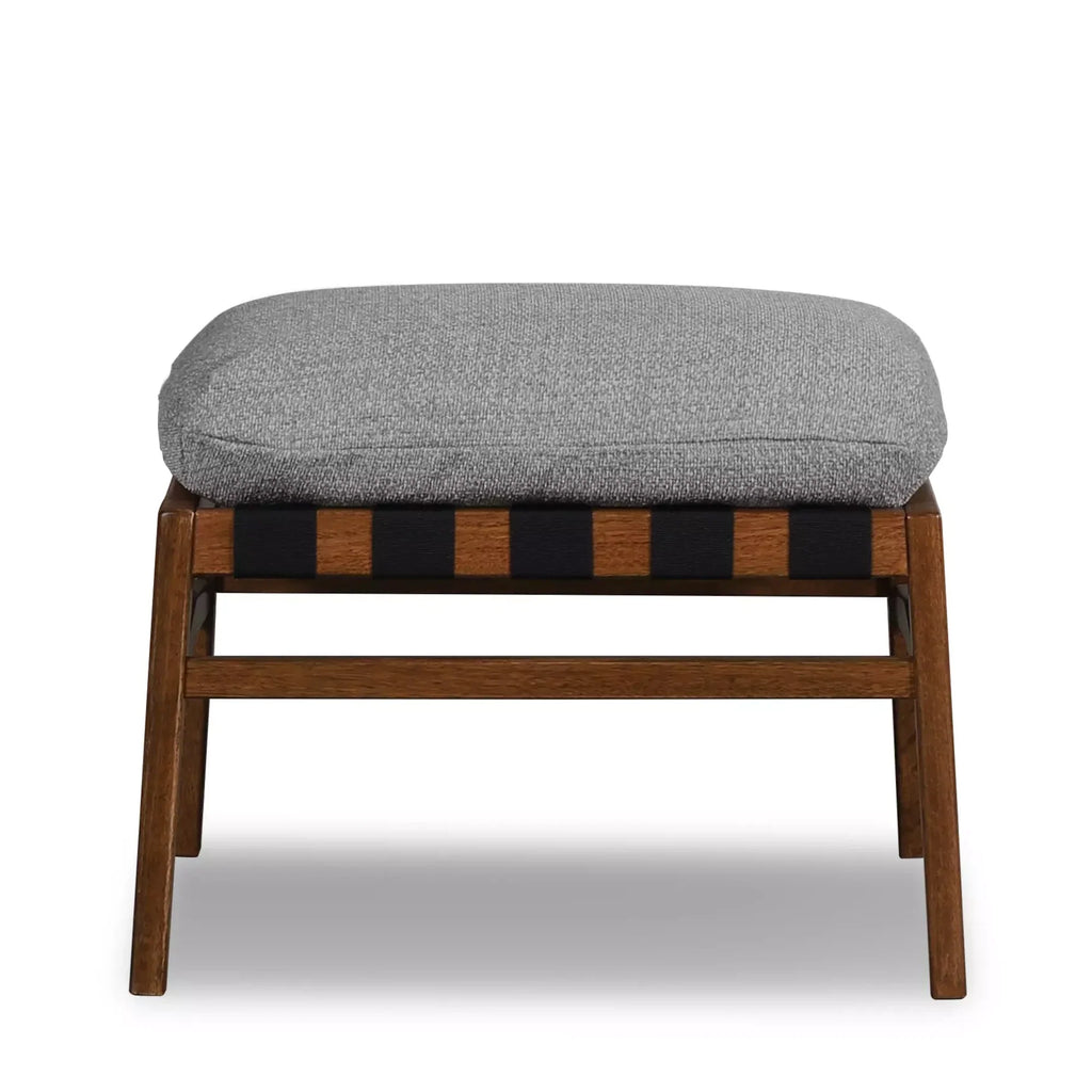 Mid Century Lounge Chair + Ottoman