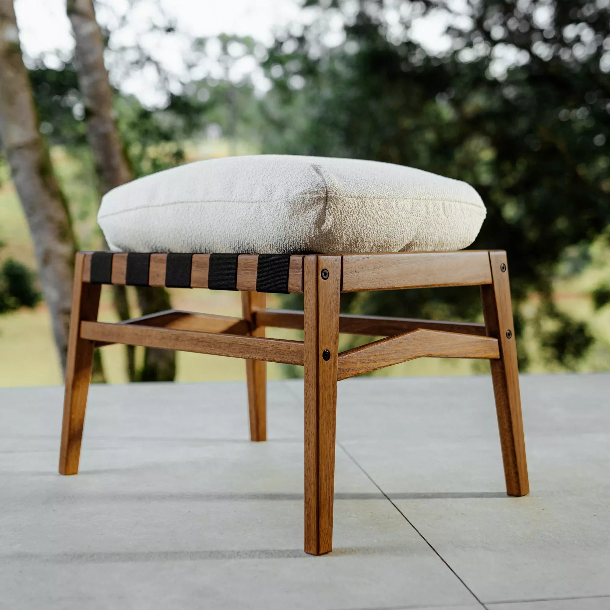 Mid Century Lounge Chair + Ottoman