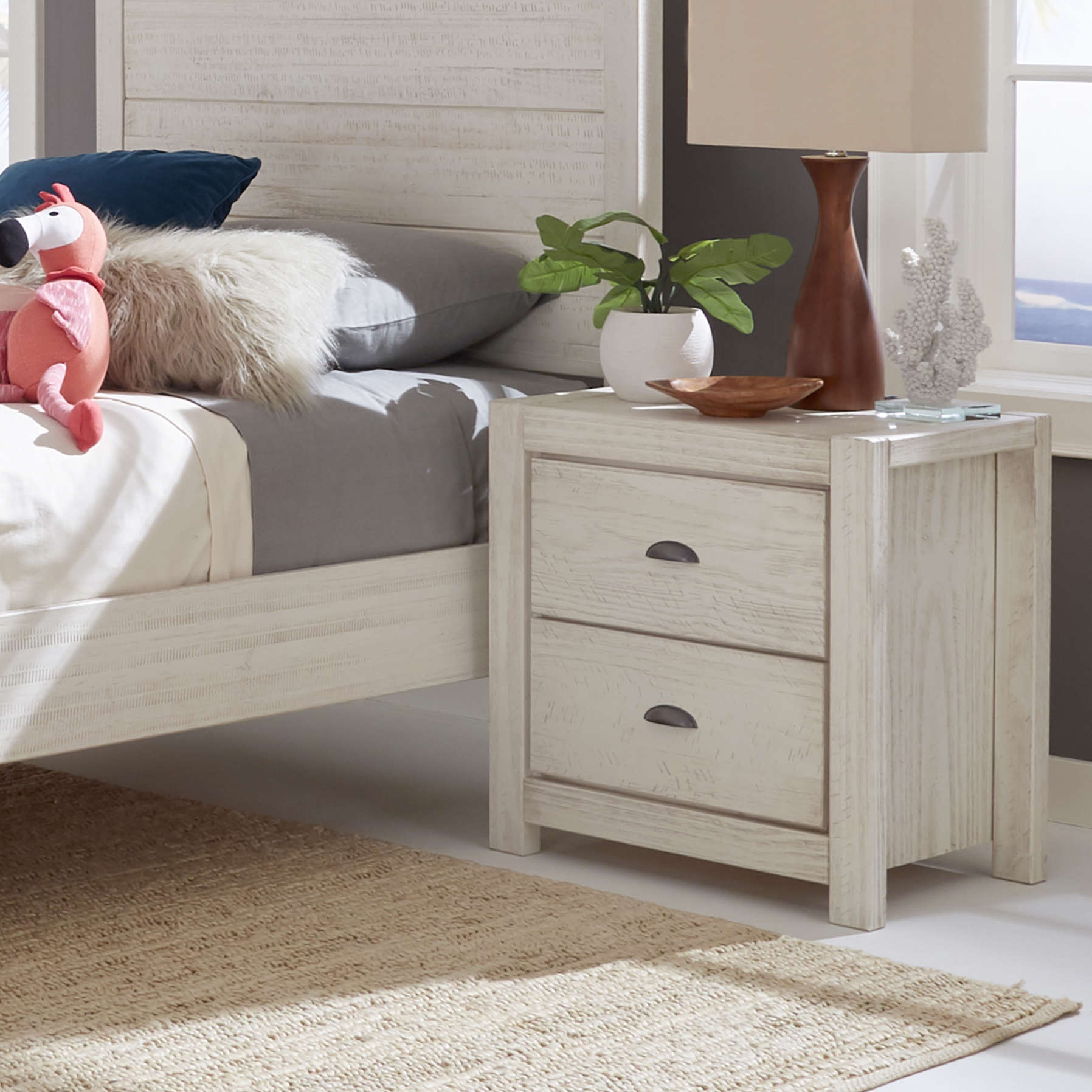 Montauk Two-Drawer Nightstand