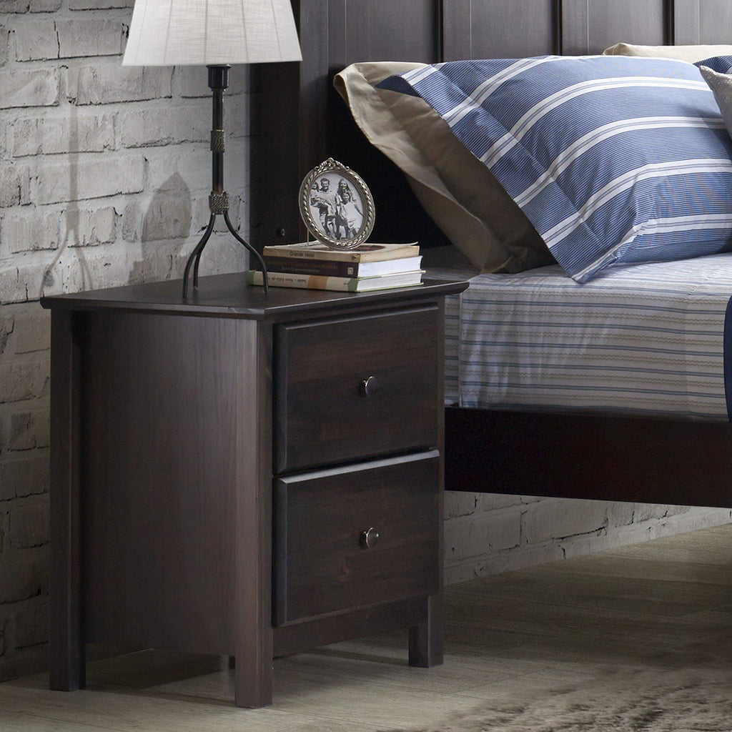 Shaker 2-Drawer Nightstand