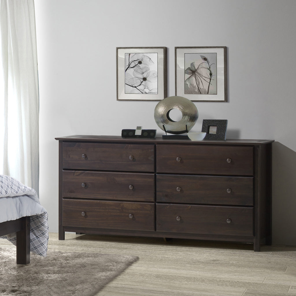 Shaker 6-Drawer Dresser