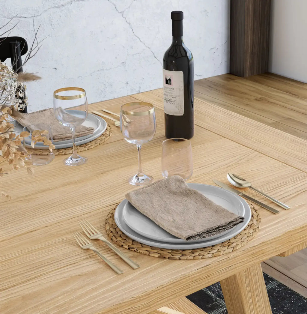 Cascais 72" Table & Bench Dining Set (3-piece)