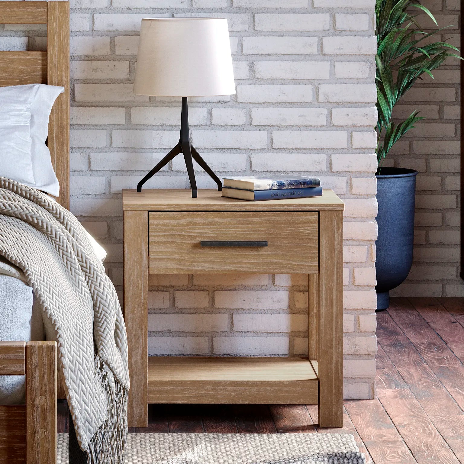 Loft One-Drawer Nightstand