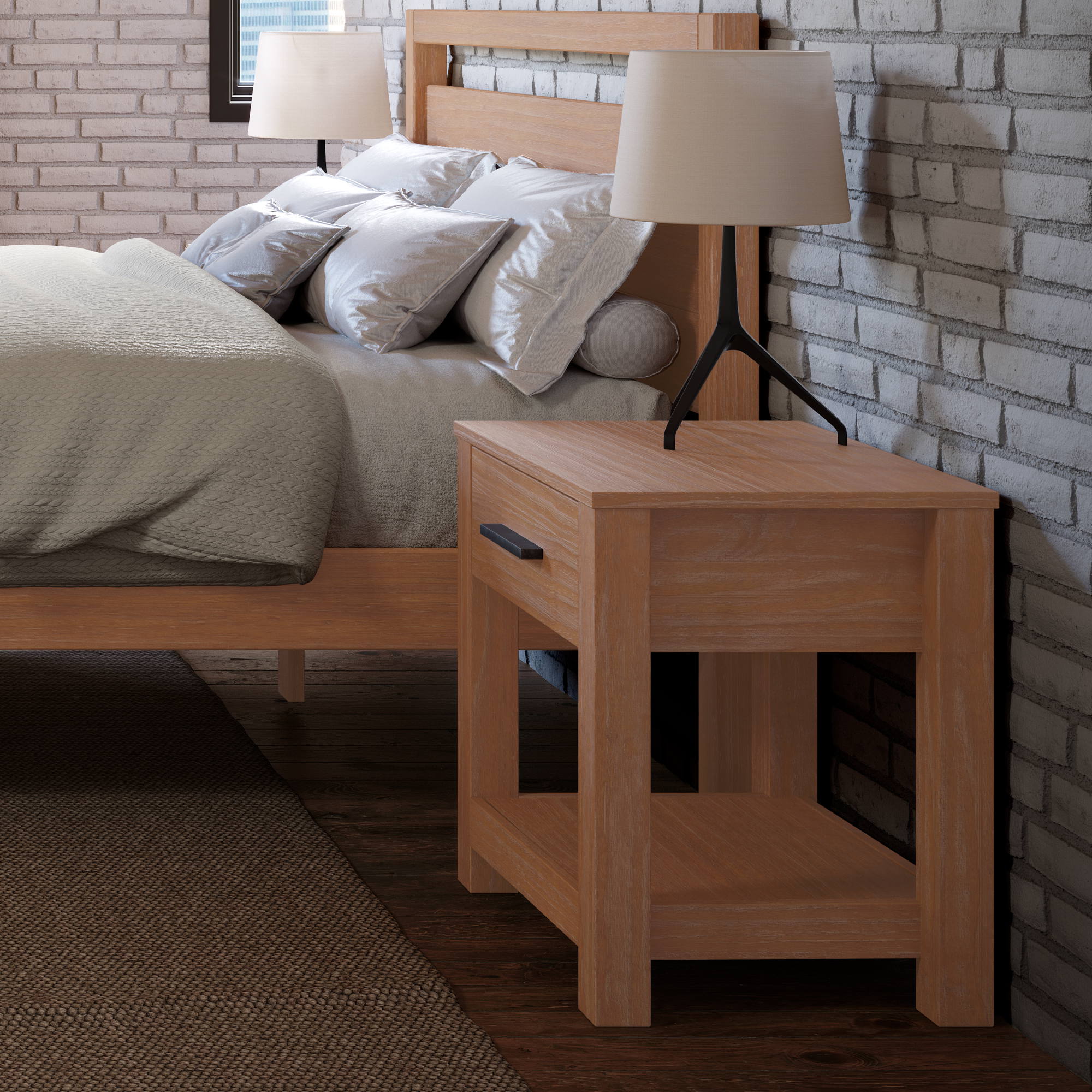 Loft One-Drawer Nightstand