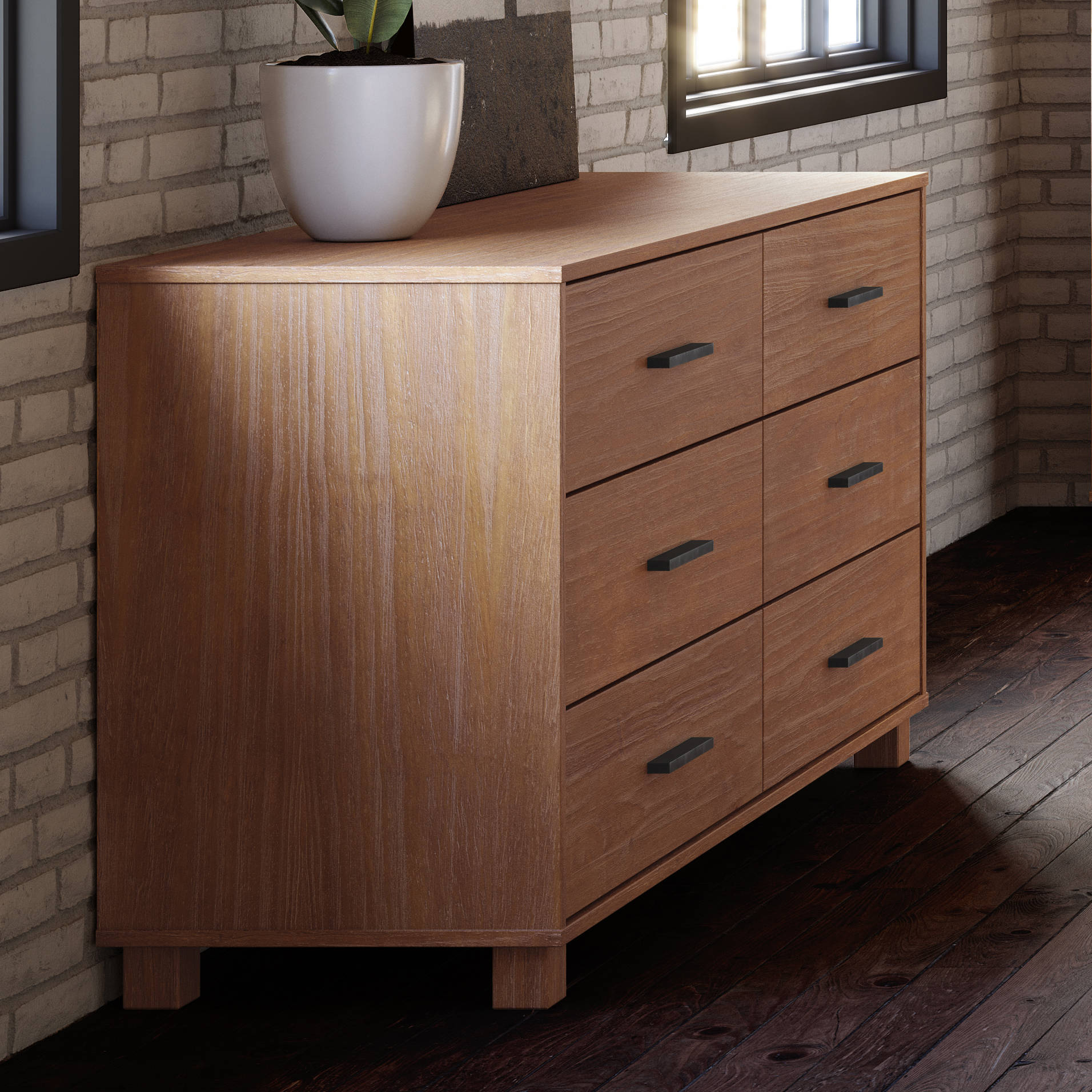 Loft 6-Drawer Dresser