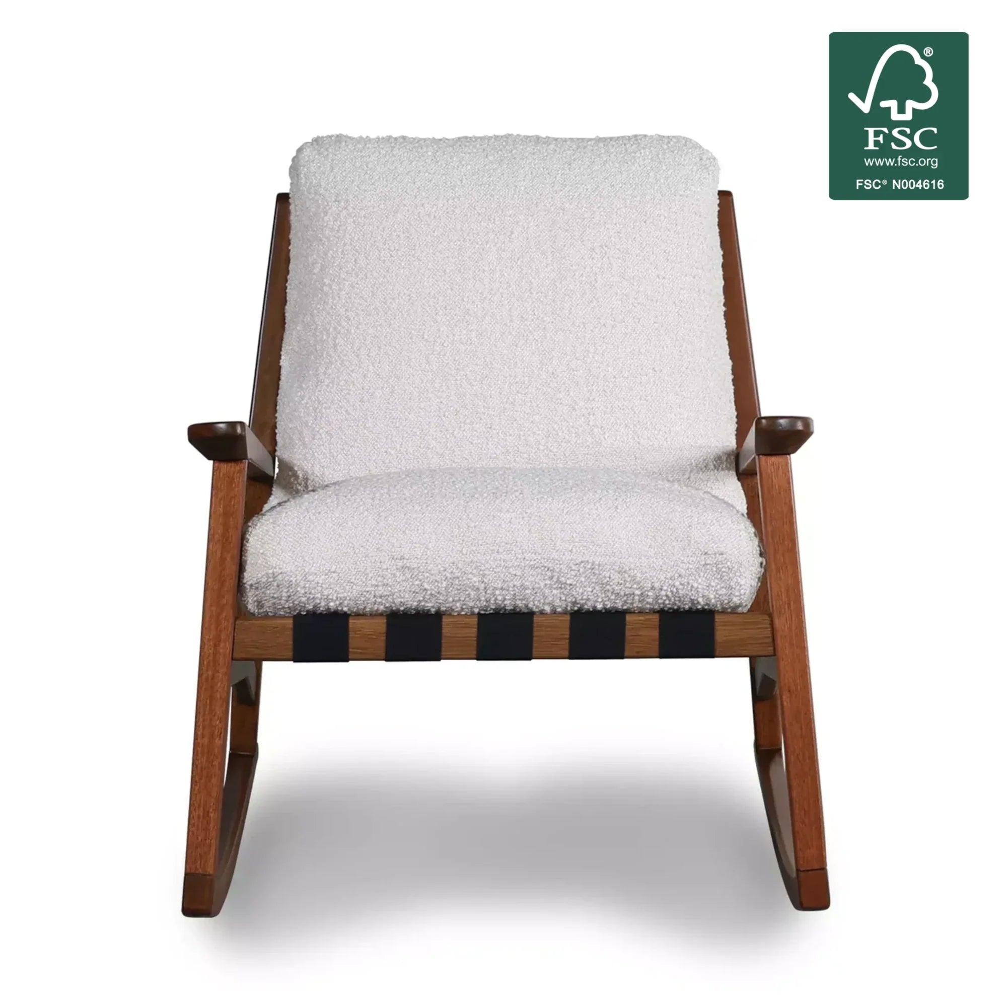 Mid Century Rocking Chair + Ottoman