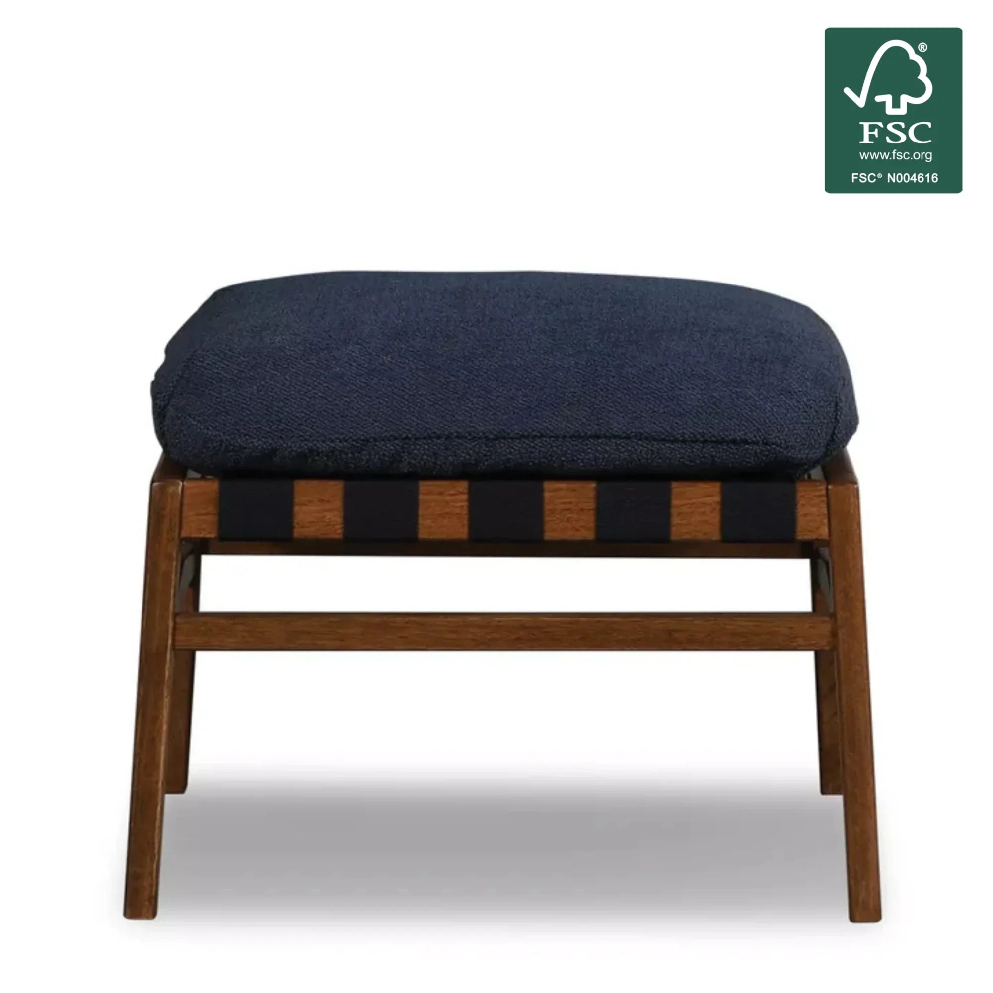 Mid Century Lounge Chair + Ottoman