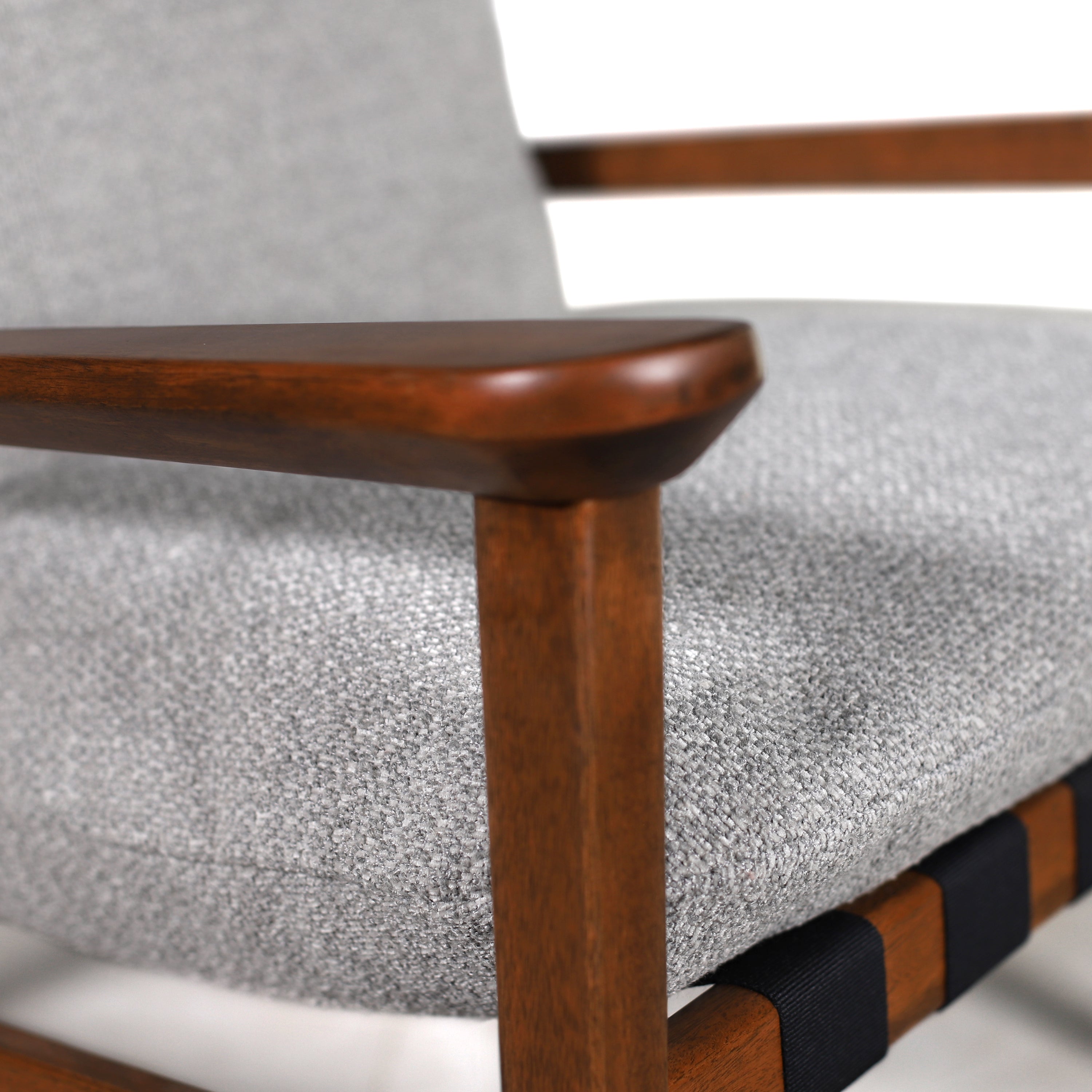 Mid Century Rocking Chair + Ottoman