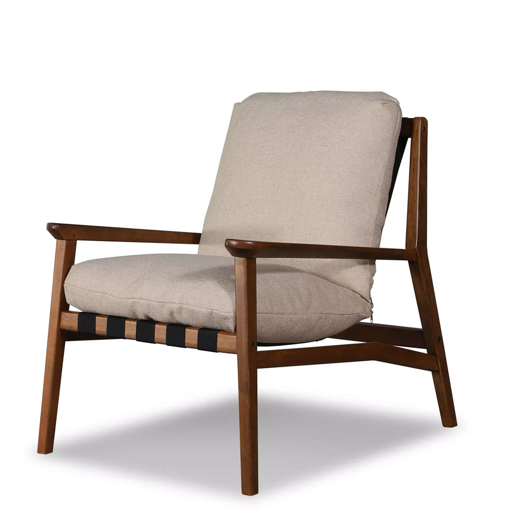 Mid Century Lounge Chair + Ottoman