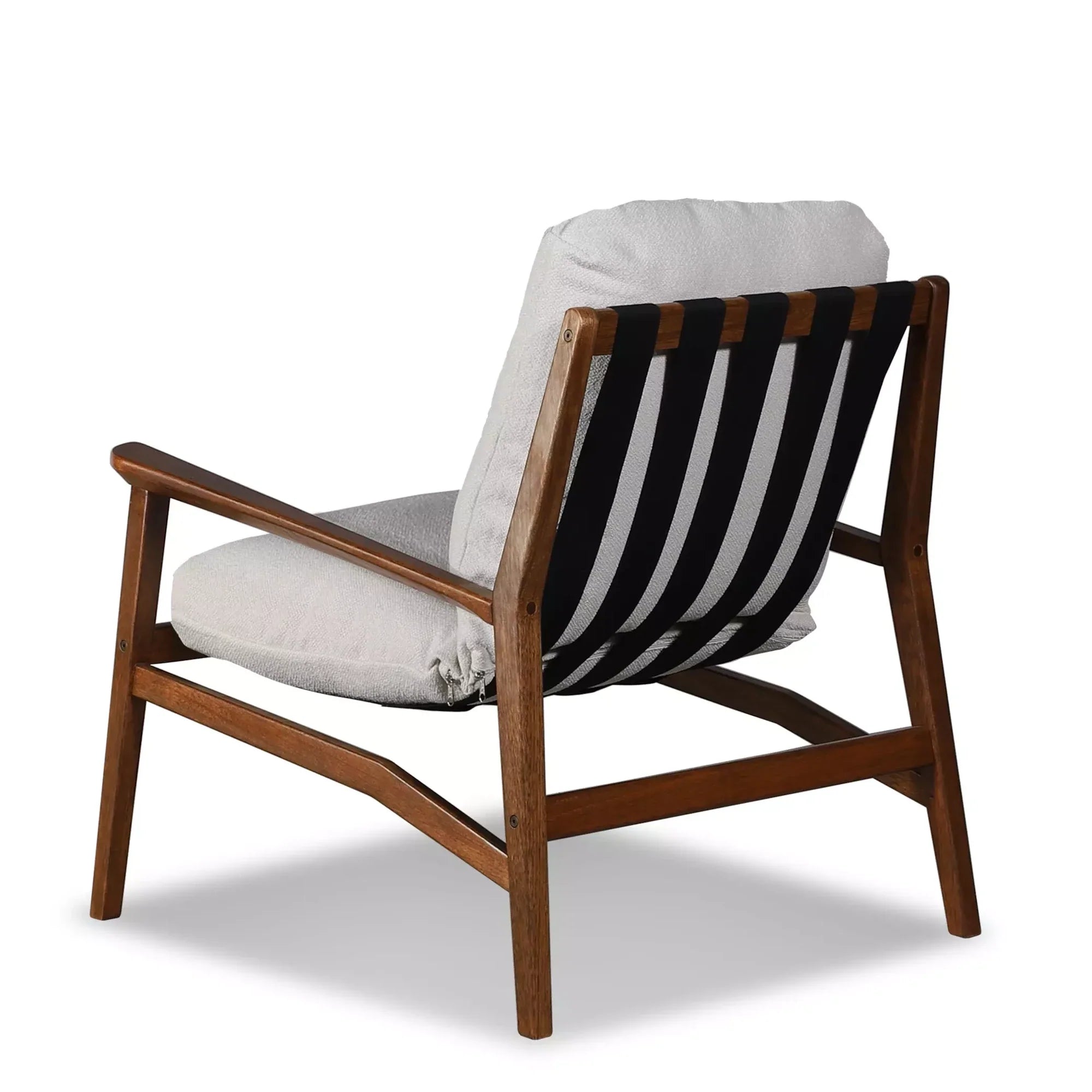 Mid Century Lounge Chair + Ottoman