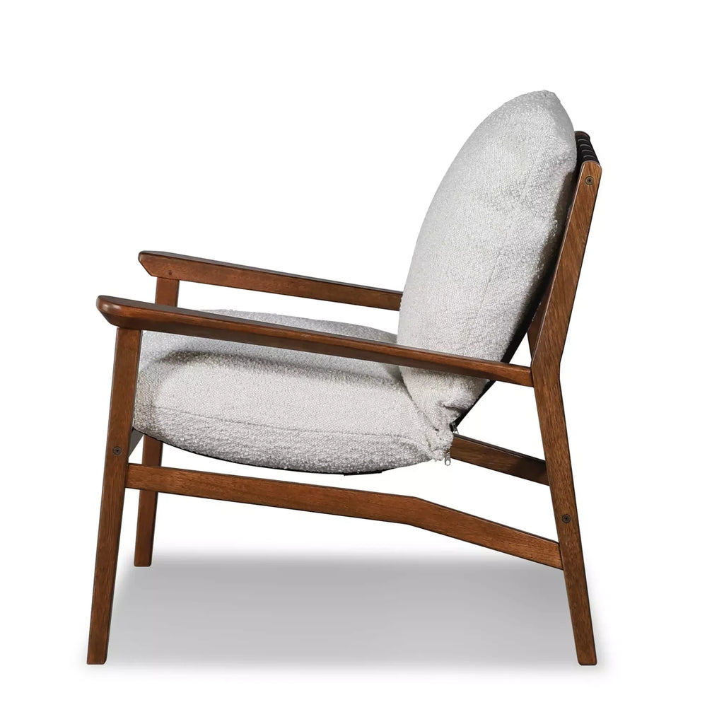 Mid Century Lounge Chair + Ottoman