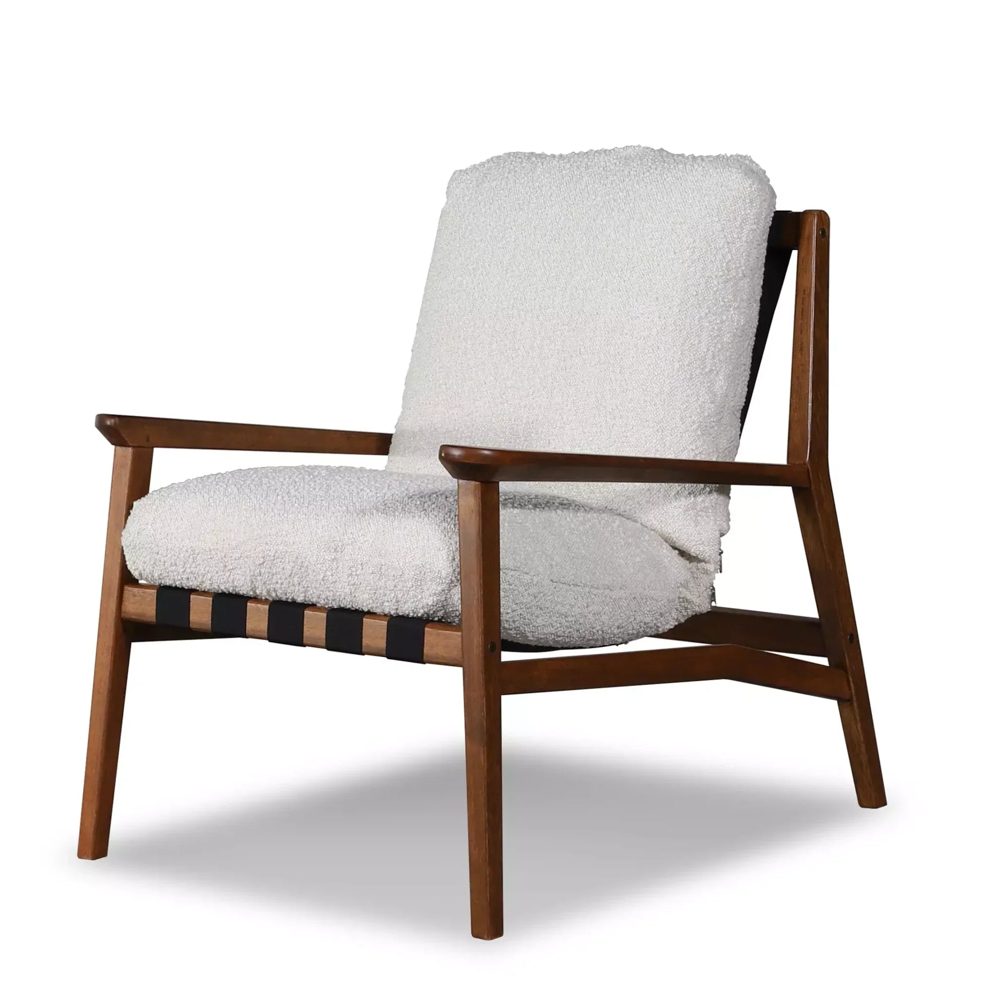 Mid Century Lounge Chair + Ottoman