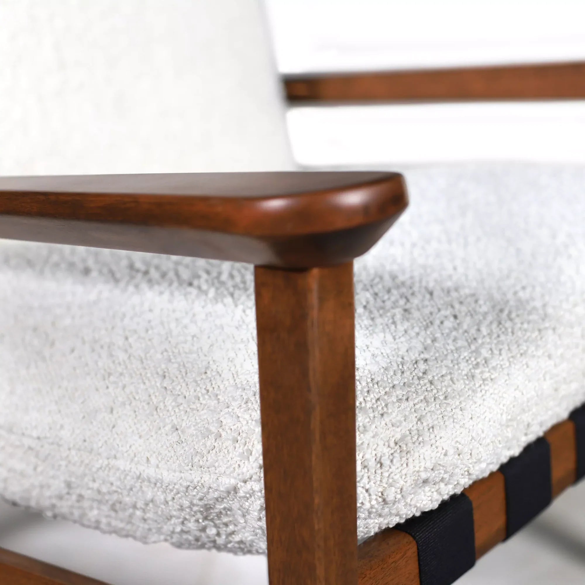 Mid Century Rocking Chair + Ottoman