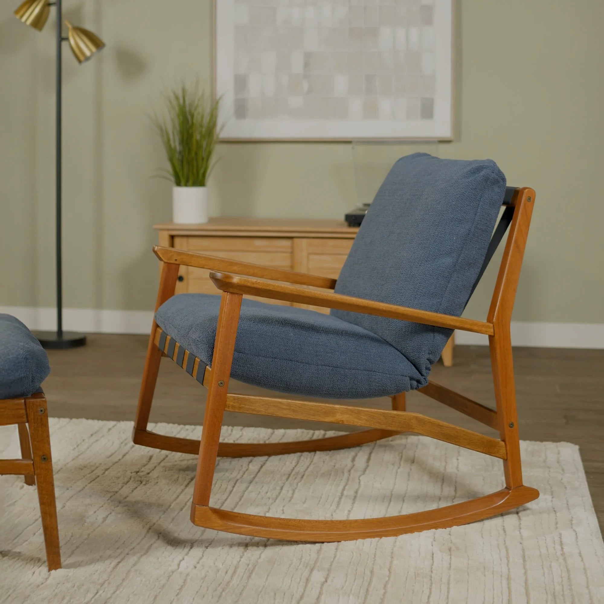 Mid Century Rocking Chair