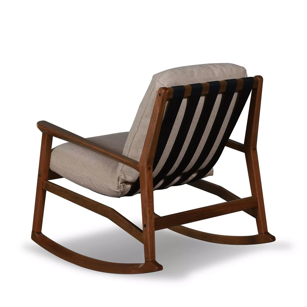 Mid Century Rocking Chair + Ottoman