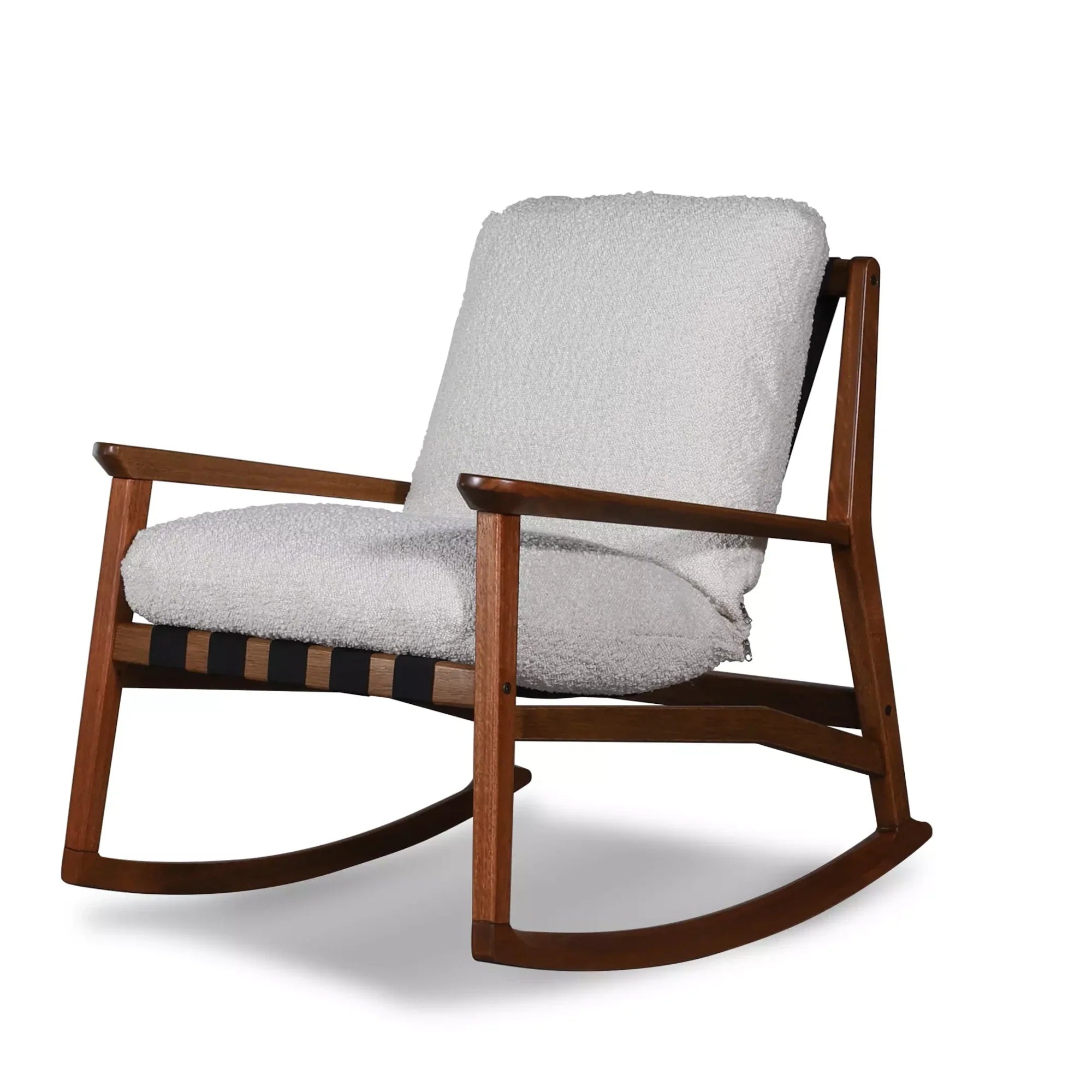 Mid Century Rocking Chair + Ottoman