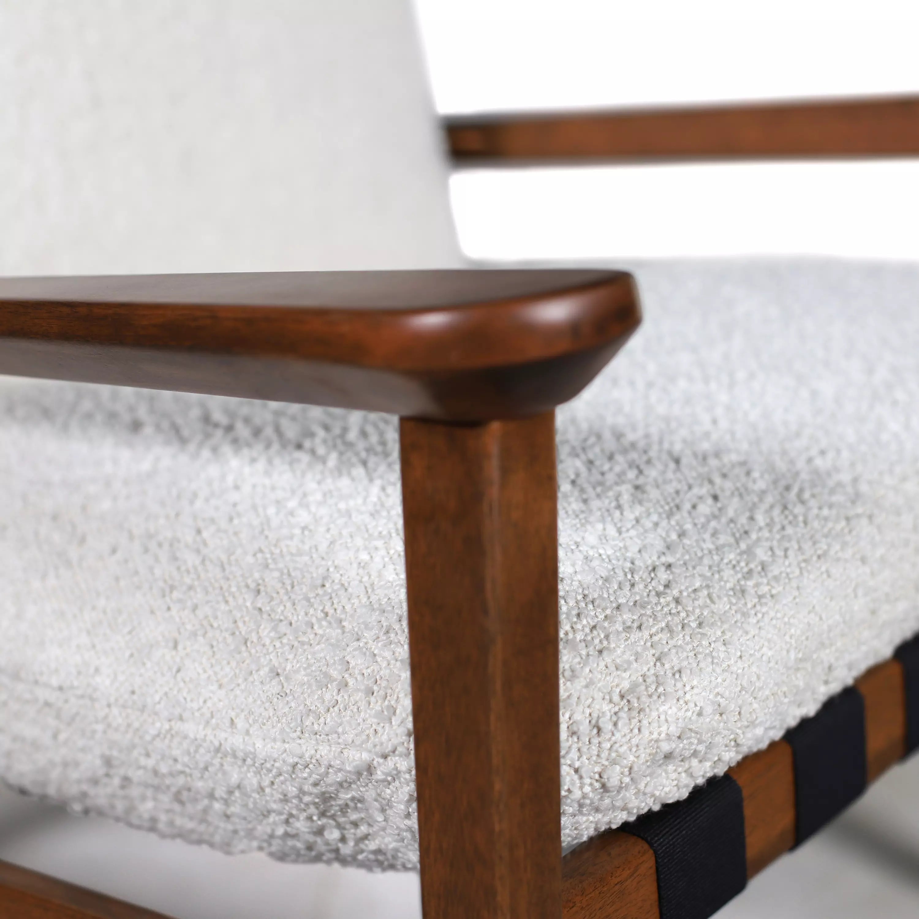 Mid Century Rocking Chair + Ottoman