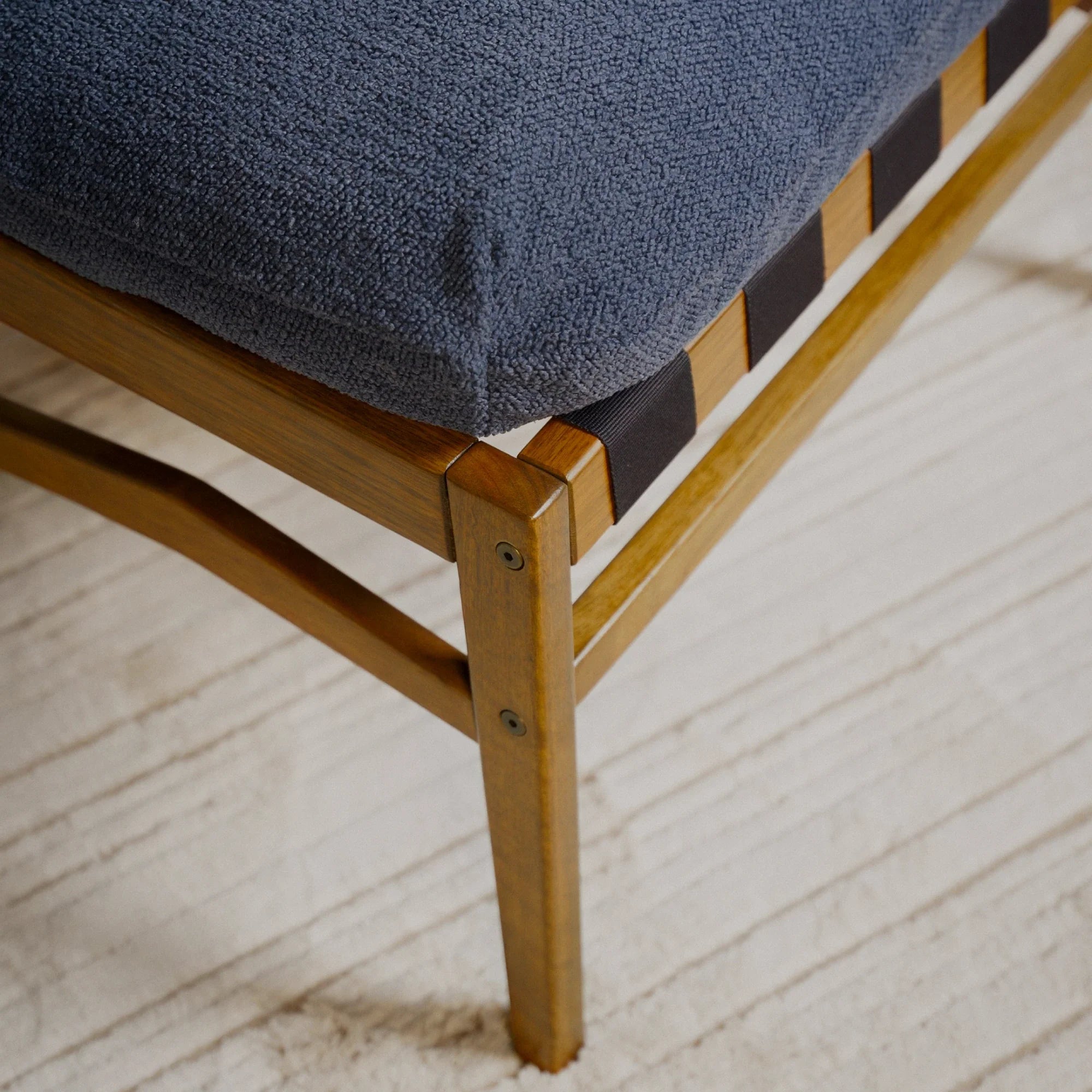 Mid Century Lounge Chair + Ottoman