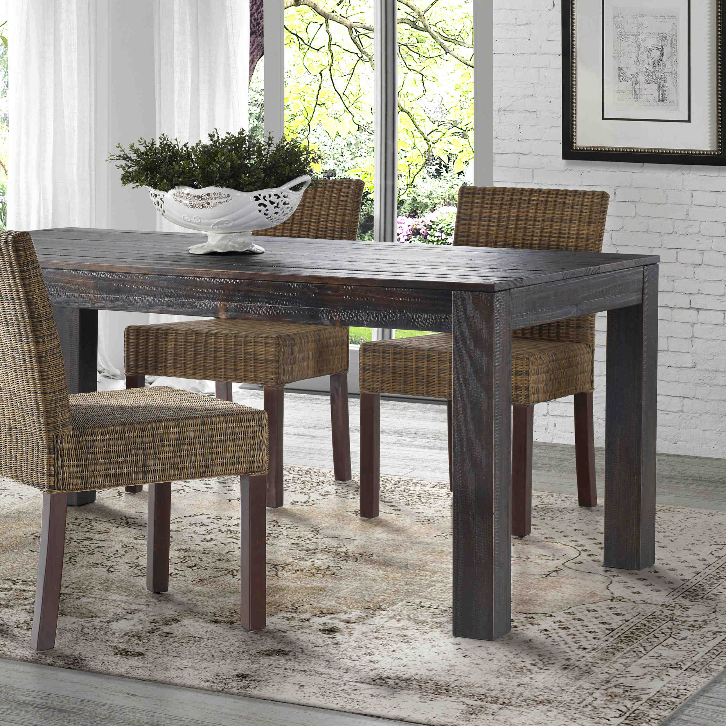 Montauk Solid Wood Dining Table