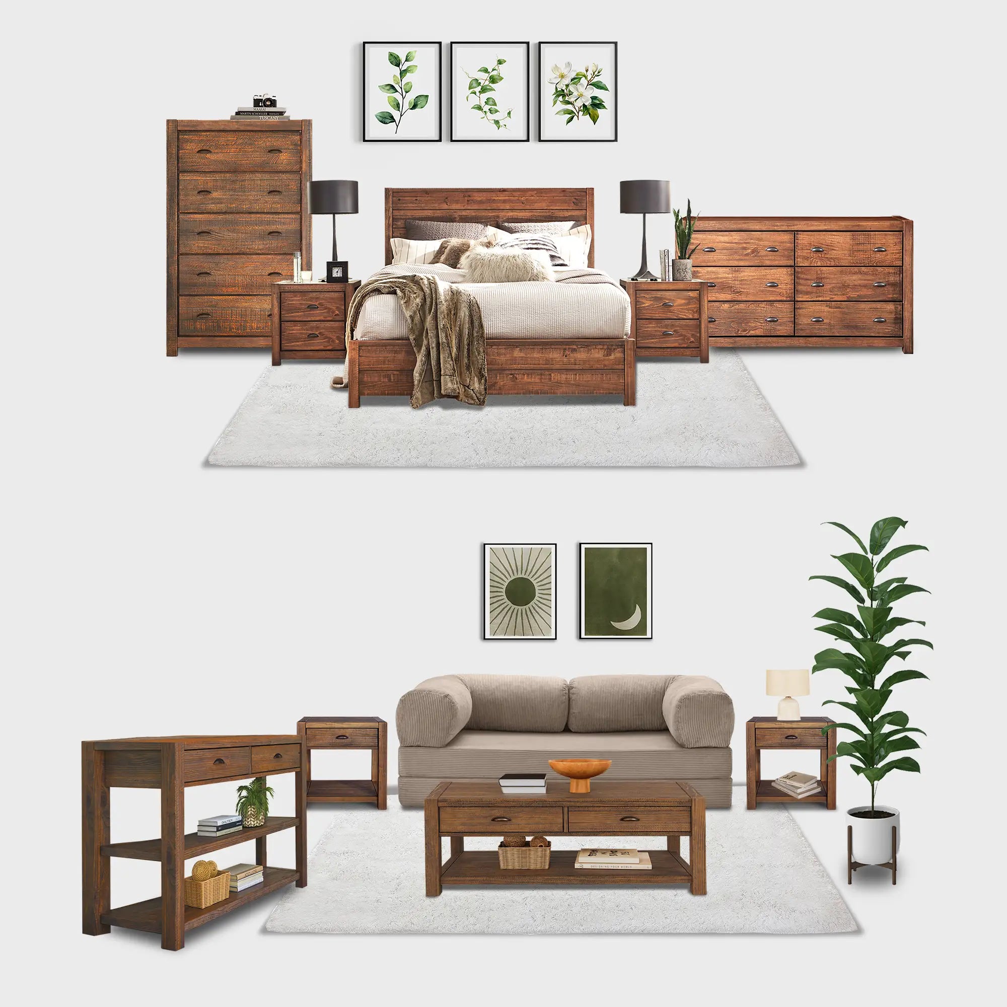 Montauk Bedroom + Living Room Set
