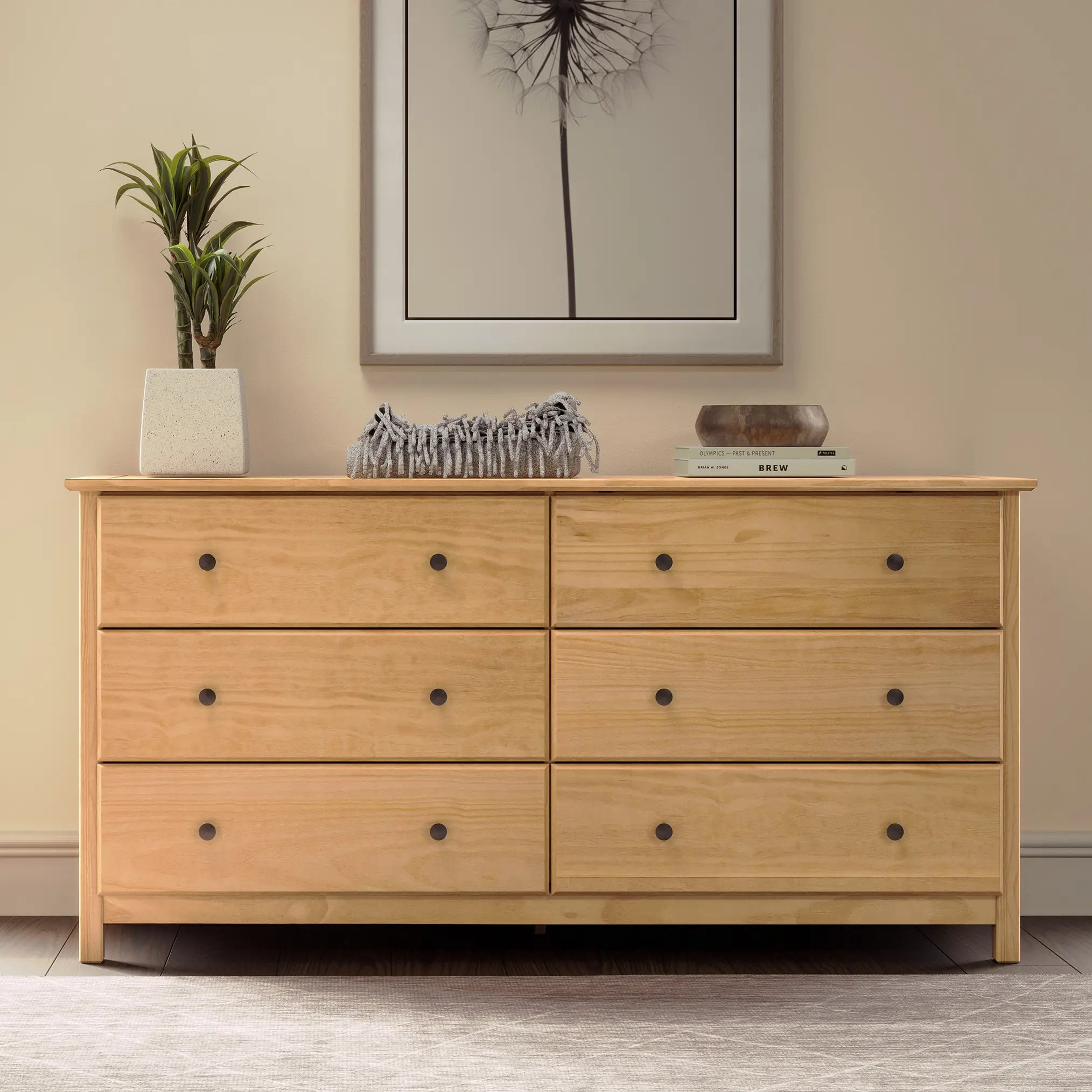 Shaker 6-Drawer Dresser